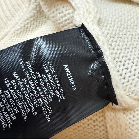 Andrea Iyamah sz XS Ally Knit High Rise Pants in Cream - Picture 9 of 9